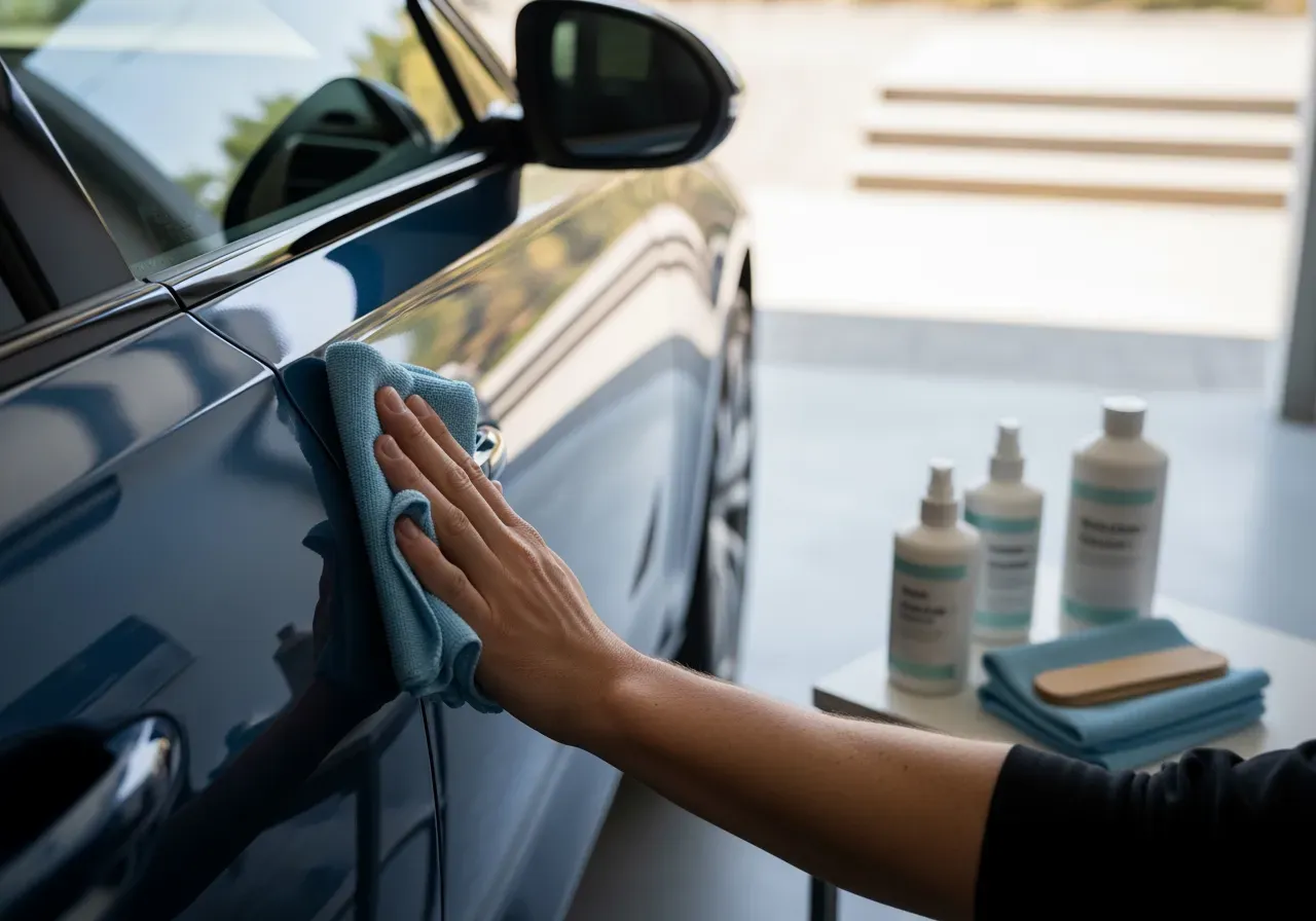 Ytskydd och försegling för bilens lack