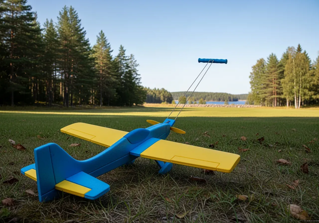 Katapultflygplan i skum för barn