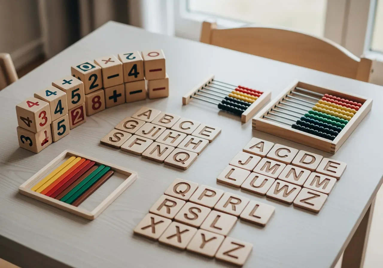 Lärspel för matte och bokstäver