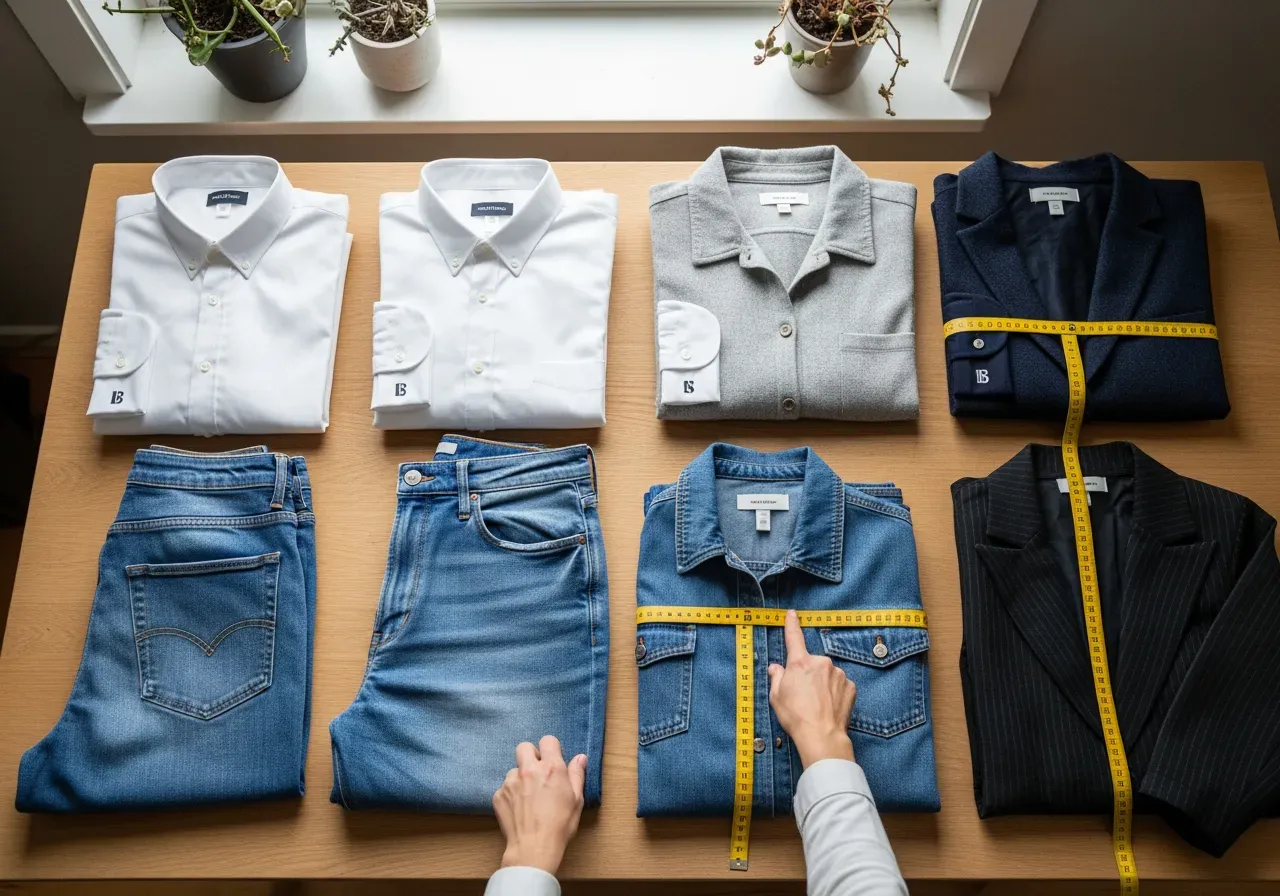 Guide för storlek och passform kläder