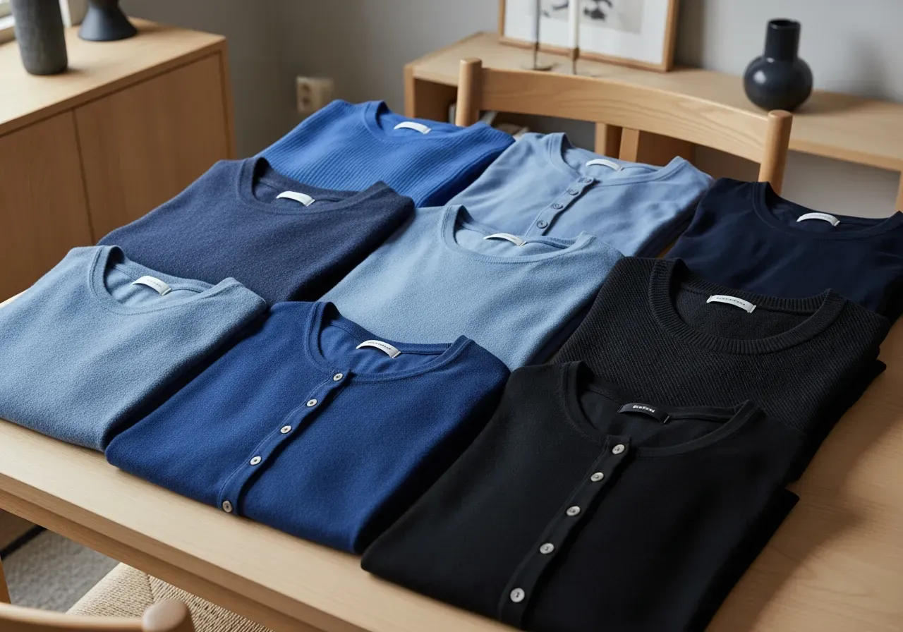 Blå och svarta toppar guide