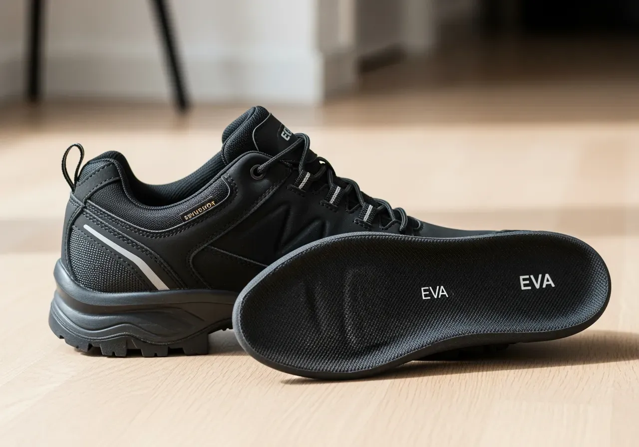 Hilley - Size - EU 44
Svart vandringssko med PE-sula och EVA-innersula; storleksguiden anger en EU-storlek mindre än normalt enligt produktinfo från leverantören.