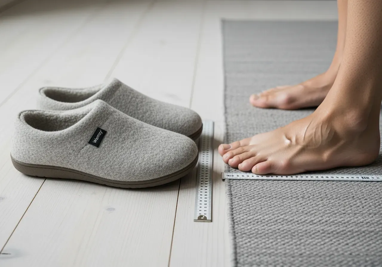 Storleksguide för Warmzy tofflor